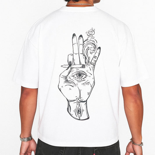 OK sign oversized T-shirt