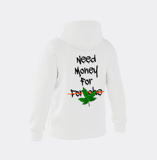need money for.. hoodie white