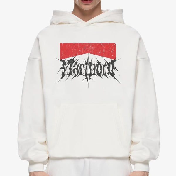 malboro gothic oversized Hoodie