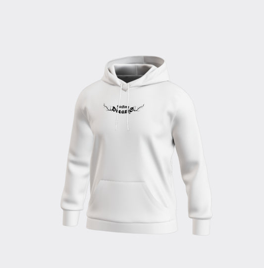 fkin dreams hoodie white