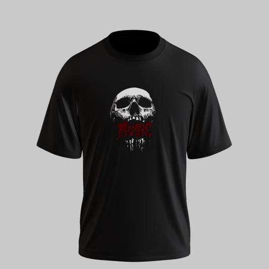 music skulls Oversized T-shirt