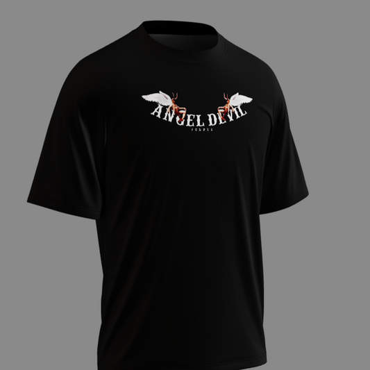 Angel devil oversized-tshirt