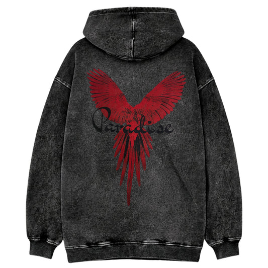 volfyx paradise stonewash oversized Hoodie