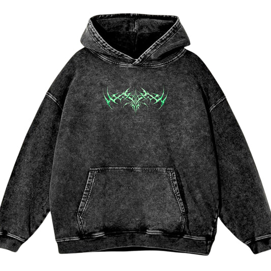 neon sigil oversized Hoodie