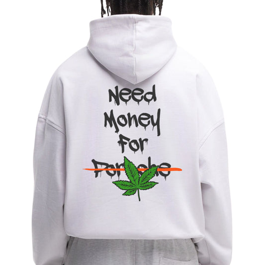 need money for.. hoodie white