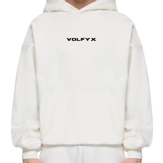 volfyx oversized white hoodie