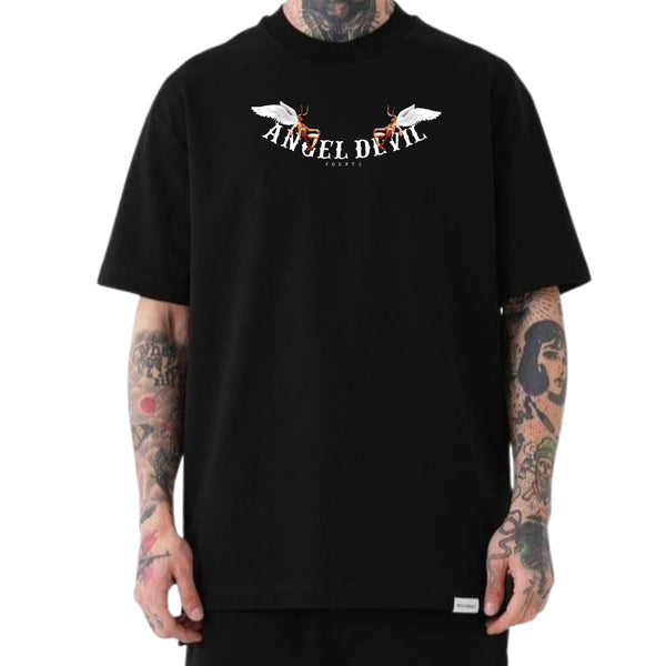 Angel devil oversized-tshirt